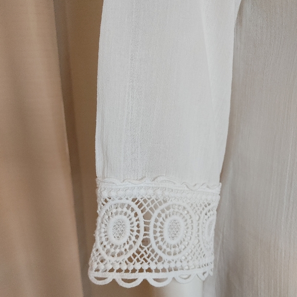 LA BLANCA Coverup, White L - Picture 7 of 14